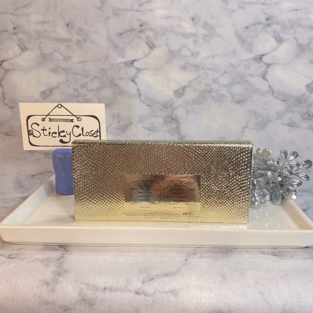 Estee Lauder Beauty-Instant Intense Eyeshadow Palette 8 Color Gold-Full 7g-NEW - Picture 8 of 12
